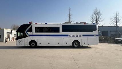 全省首輛！雙側拉廂體客車型應急移動指揮車在新區上路，提升應急保障新效能