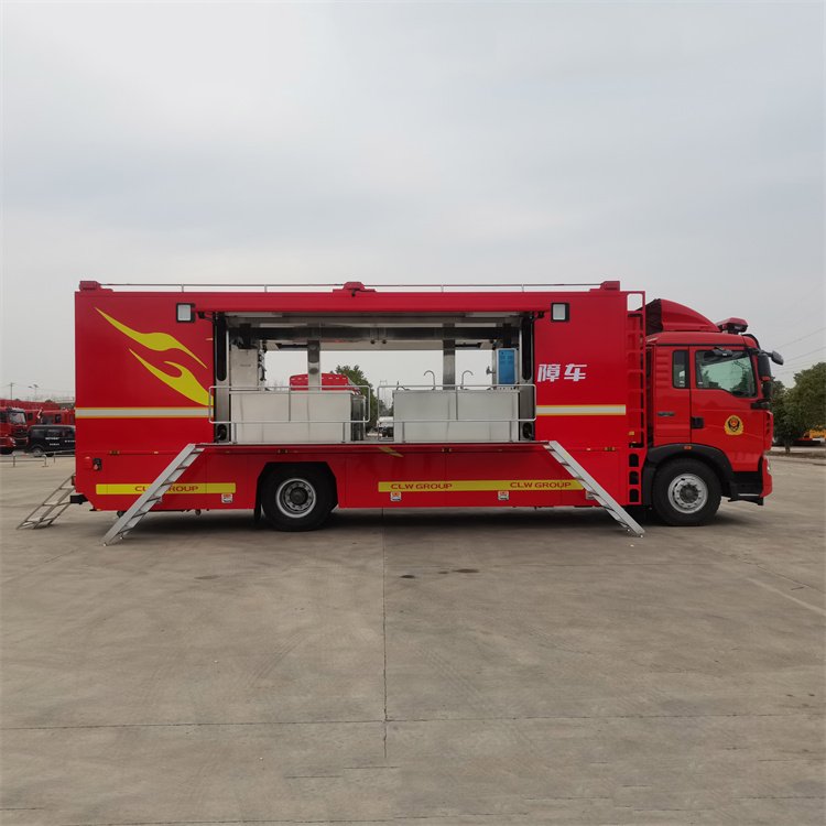 24人重汽豪沃應急保障雙擴展宿營車 多功能指揮與后勤保障一體化解決方案